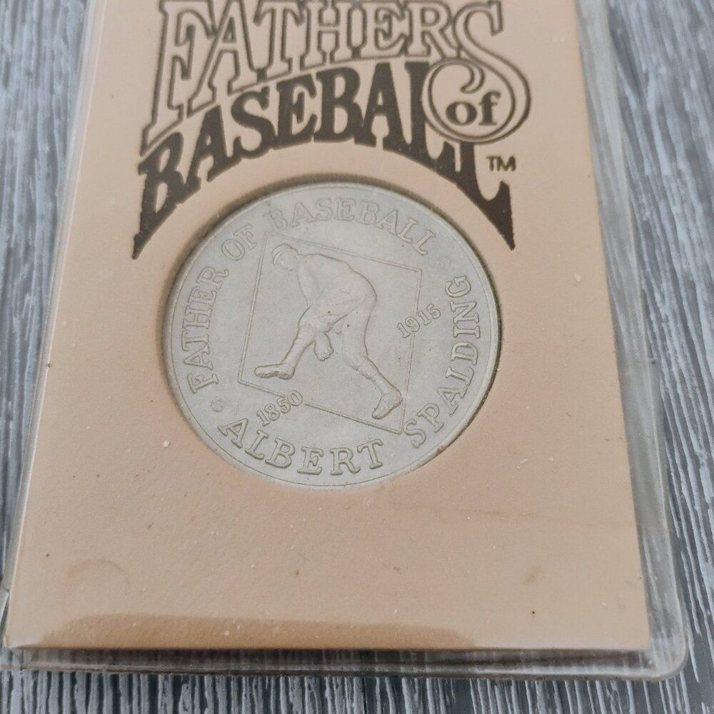 1992 Fathers of Baseball Albert Spalding Coin